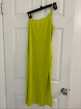 Lime green dress